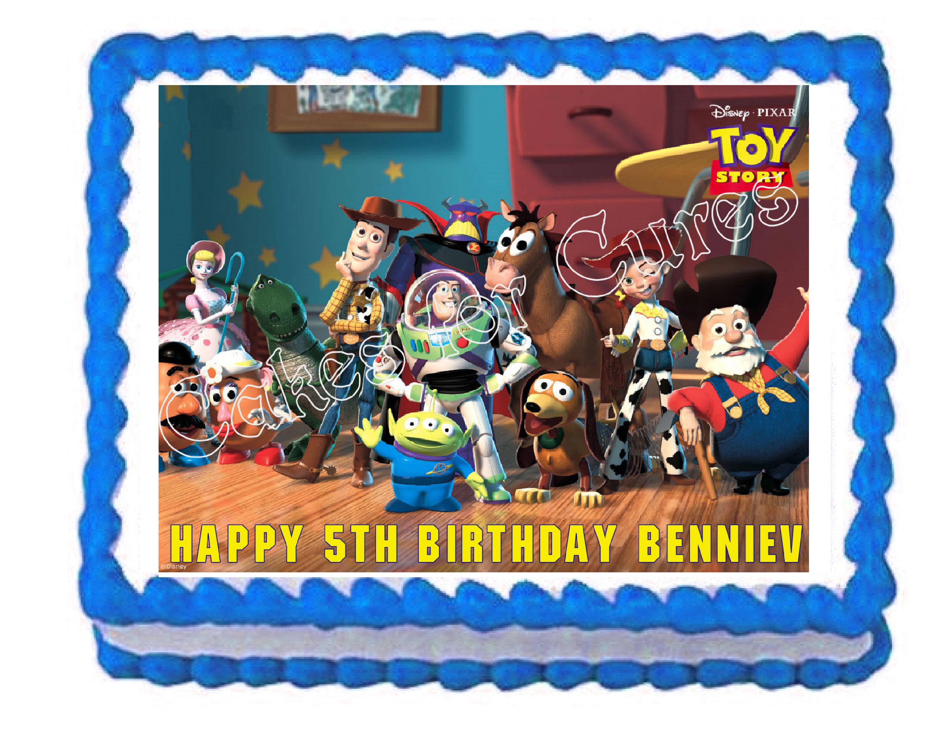 Toy Story 2 Woody Bullseye and Jessie Edible Cake Topper Image ABPID05 – A  Birthday Place